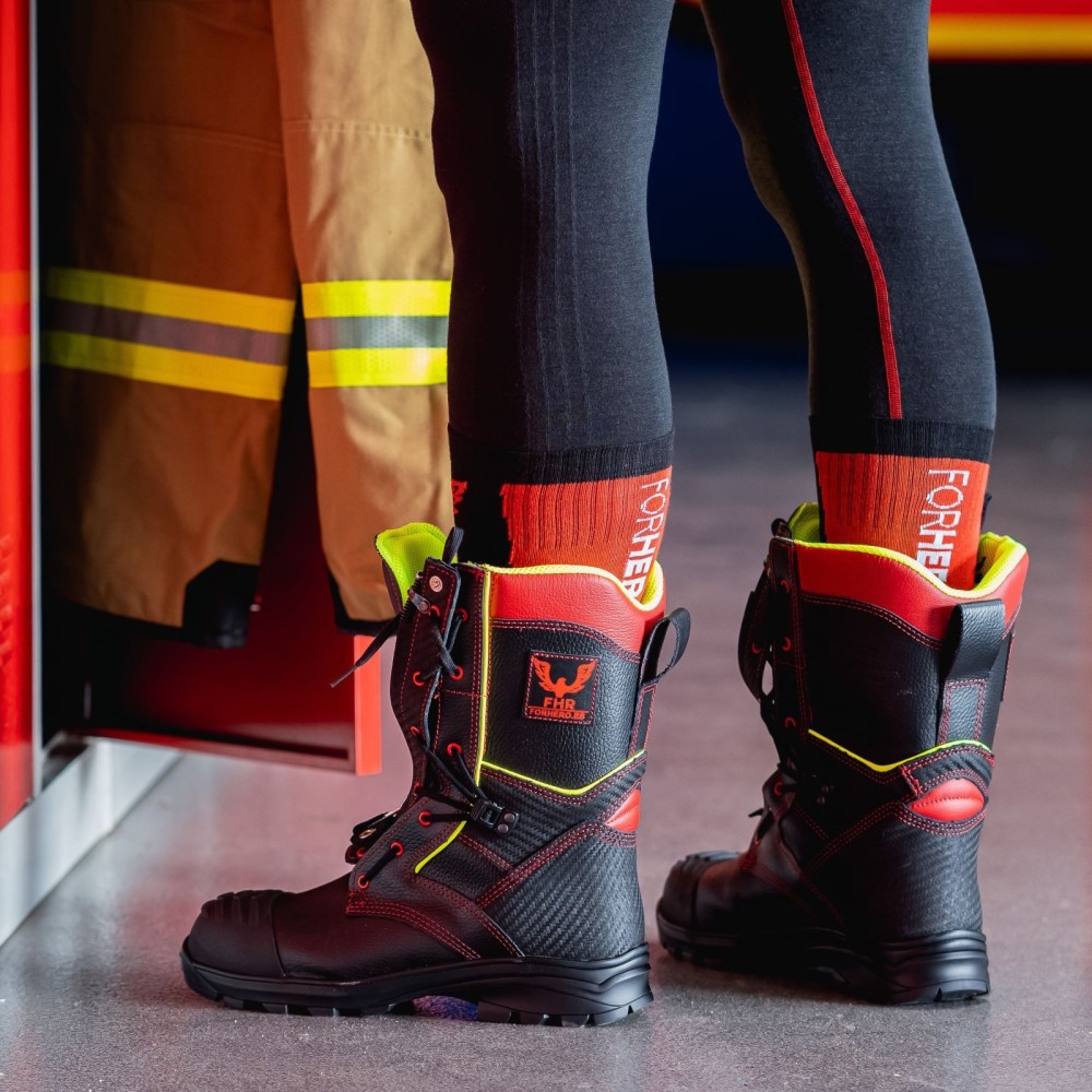 Firefighter slip on boots sale
